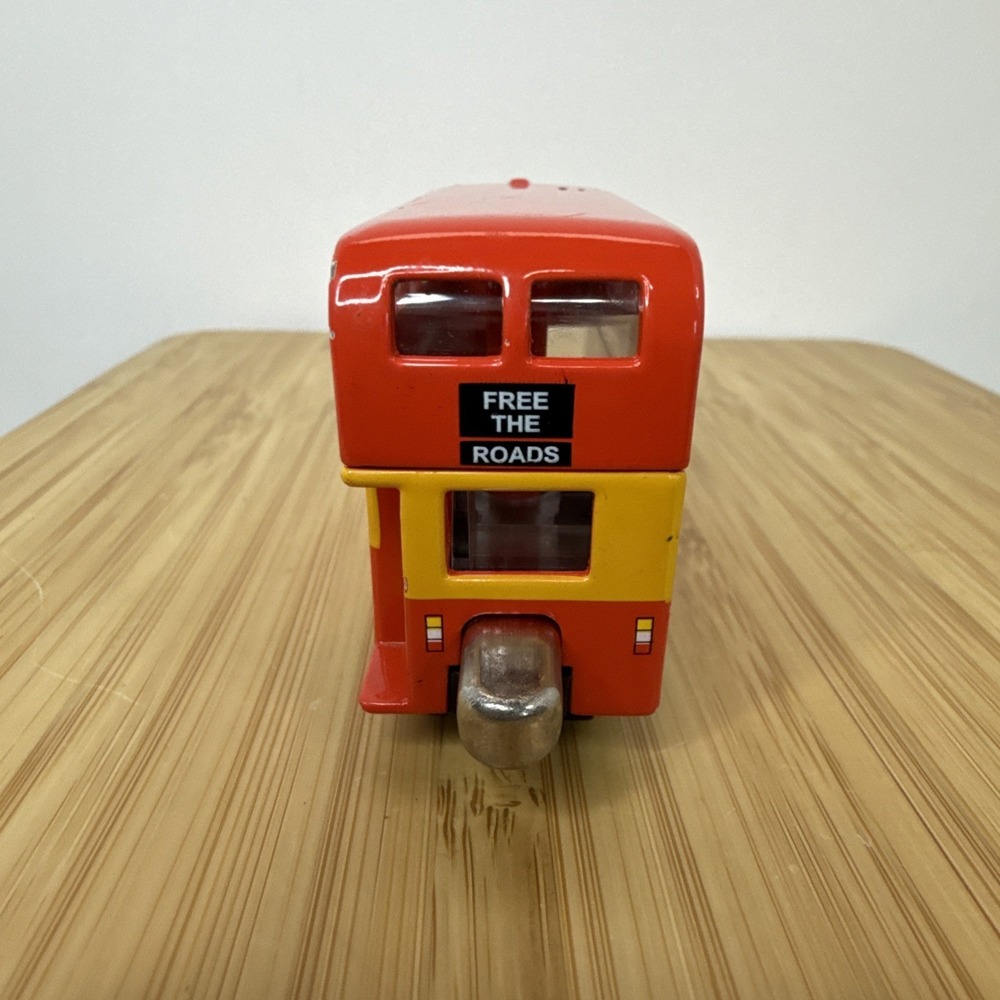 Red Bulgy Thomas the Train Railway Bus Double Decker Tank Engine Friends - Picture 3 of 7